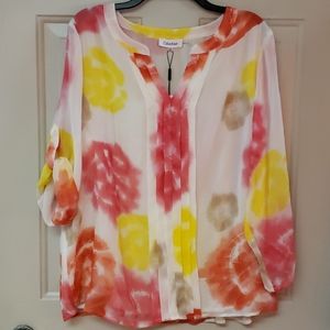 🎉HP🎉 NWT! Calvin Klein blouse, size 0X